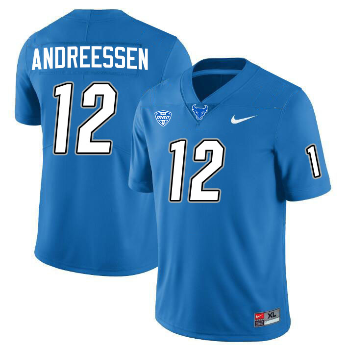 Joe Andreessen UB Bulls Jersey,University Of Buffalo Bulls #12 Joe Andreessen Jersey Youth-Blue